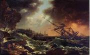 unknow artist Seascape, boats, ships and warships. 96 oil painting on canvas